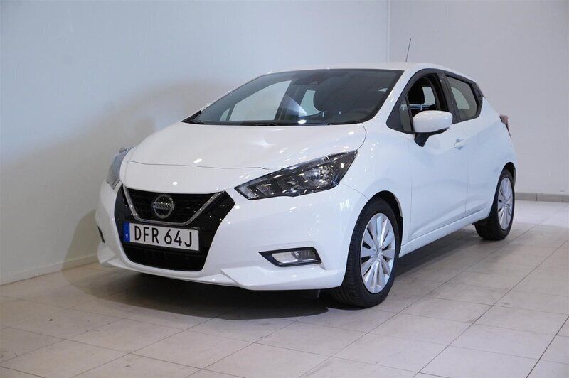Vit Begagnad 2022 Nissan Micra Acenta Halvkombi | 169 900 kr (Marknadspris) - Bild 1/4