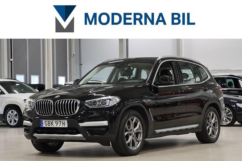 Svart Begagnad 2021 BMW X3 Sport Line SUV | 344 900 kr (Bra pris) - Bild 1/4