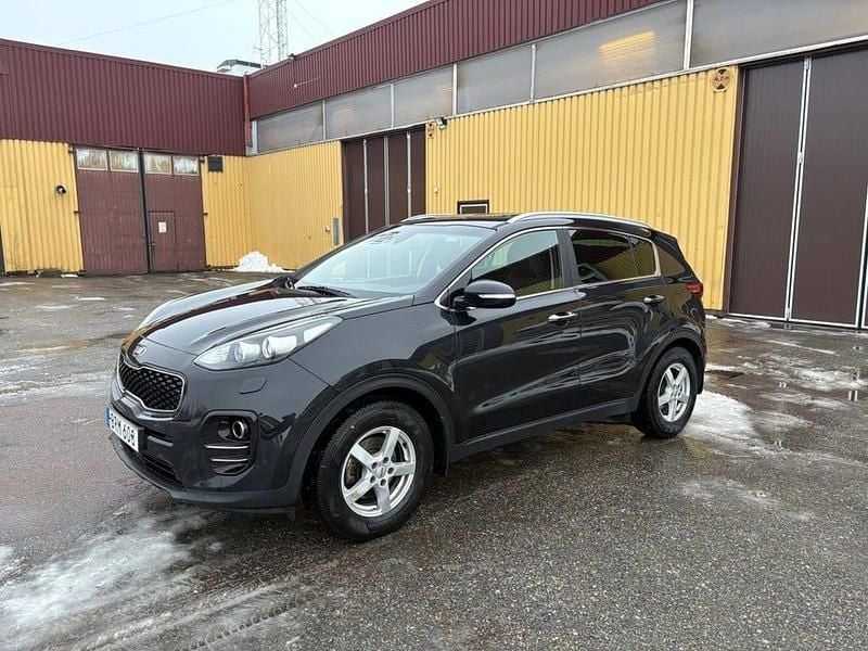 Svart Begagnad 2016 Kia Sportage Advance SUV | 129 900 kr (Bra pris) - Bild 1/4