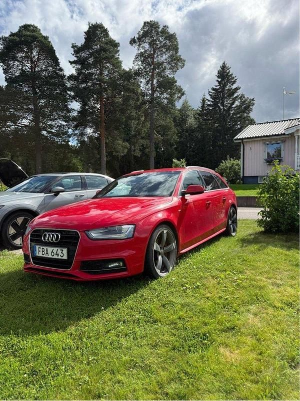 Röd Begagnad 2015 Audi A4 Sport Kombi | 90 000 kr (Marknadspris) - Bild 1/4