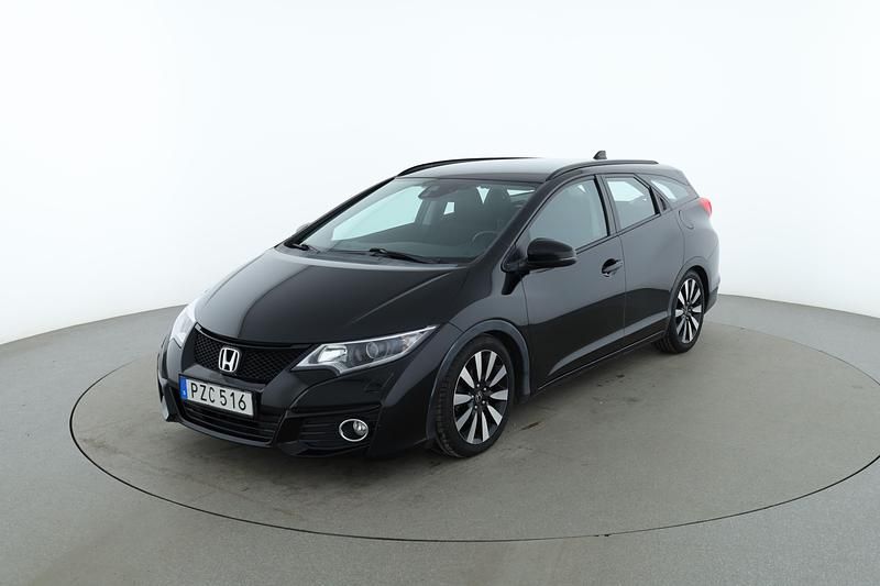 Svart Begagnad 2015 Honda Civic Elegance Kombi | 118 000 kr (Marknadspris) - Bild 1/4