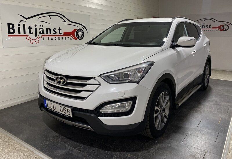 Vit Begagnad 2012 Hyundai Santa Fe SUV | 94 900 kr (Marknadspris) - Bild 1/4
