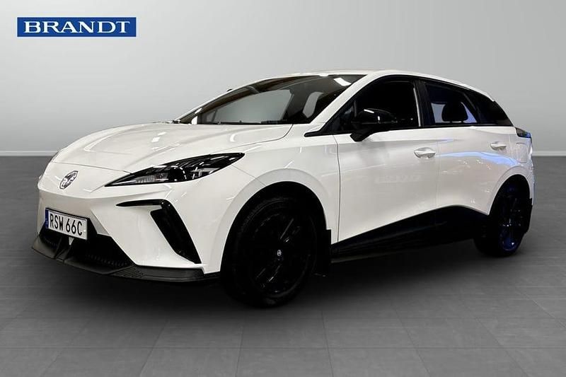 Begagnad MG MG4 EV 125 kW (171 HK) 2023 Vit Halvkombi