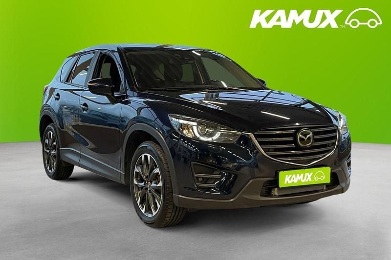Blå Begagnad 2017 Mazda CX-5 SUV | 179 800 kr (Marknadspris) - Bild 1/4