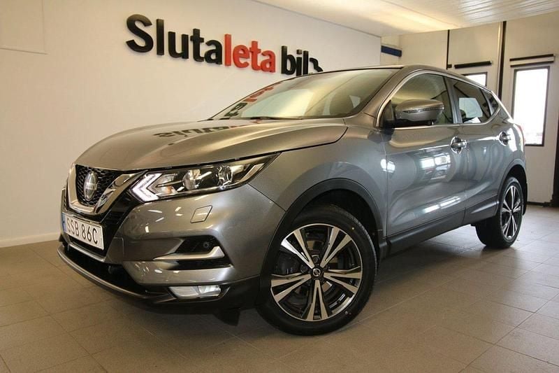 Grå Begagnad 2019 Nissan Qashqai 360º SUV | 189 900 kr (Marknadspris) - Bild 1/4