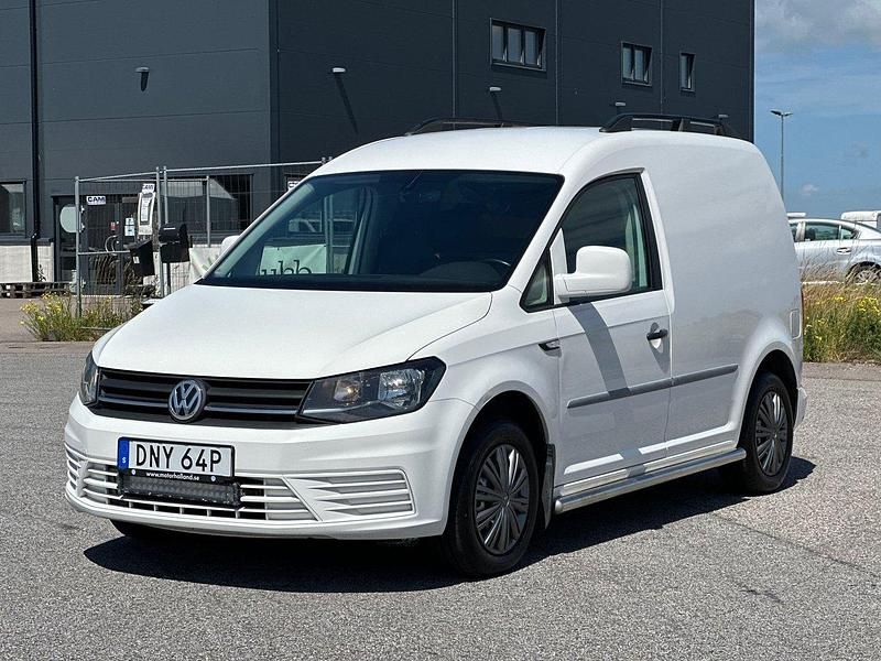 Vit Begagnad 2019 VW Caddy Minibuss | 94 500 kr (Bra pris) - Bild 1/4
