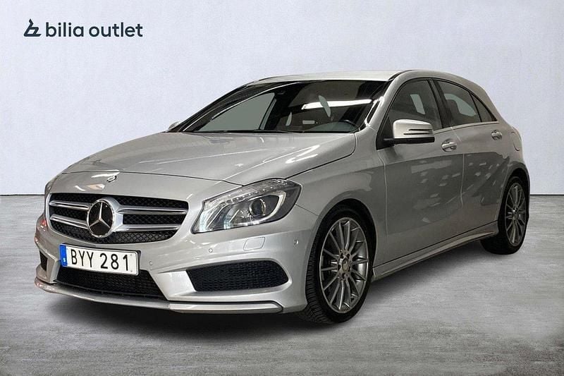 Silver Begagnad 2013 Mercedes A180 AMG Halvkombi | 134 900 kr (Marknadspris) - Bild 1/3