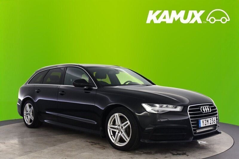 Svart Begagnad 2018 Audi A6 S-Line Kombi | 189 800 kr (Superpris) - Bild 1/4