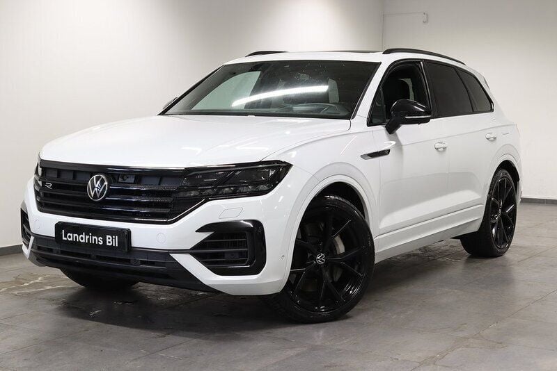 Vit Begagnad 2021 VW Touareg R SUV | 579 000 kr (Superpris) - Bild 1/4