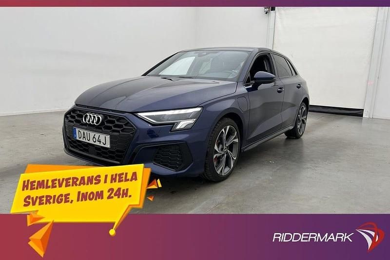 Blå Begagnad 2021 Audi A3 Sportback S-Line Halvkombi | 279 800 kr - Bild 1/3