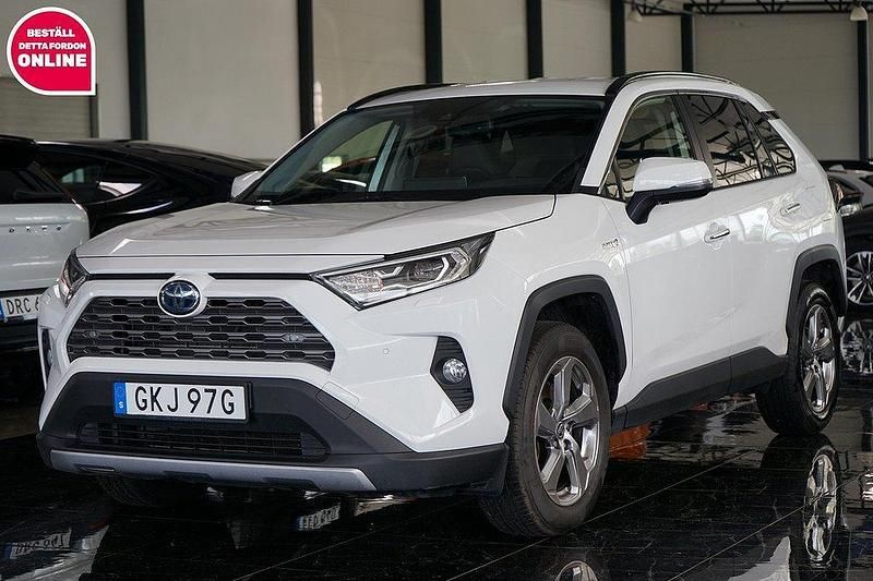 Vit Begagnad 2020 Toyota RAV4 Hybrid Executive SUV | 299 500 kr (Marknadspris) - Bild 1/4
