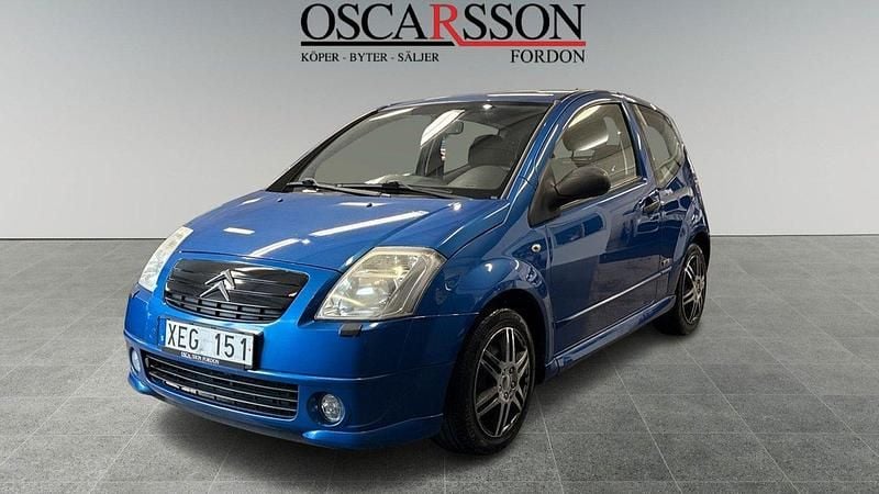 Blå Begagnad 2006 Citroën C2 Halvkombi | 26 900 kr (Lite dyr) - Bild 1/4