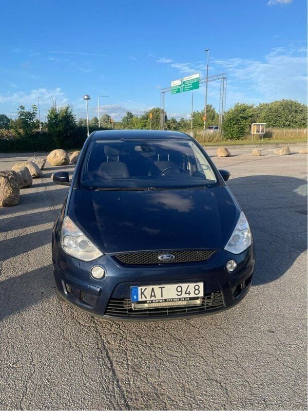 Blå Begagnad 2009 Ford S-MAX S Minibuss | 40 000 kr (Marknadspris) - Bild 1/4