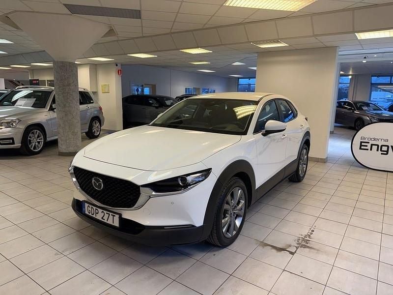 Vit Begagnad 2022 Mazda CX-30 SUV | 209 900 kr (Bra pris) - Bild 1/4