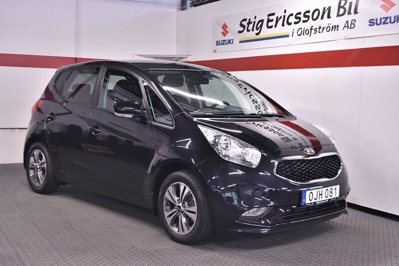 Svart Begagnad 2016 Kia Venga Comfort Halvkombi | 124 500 kr (Lite dyr) - Bild 1/4