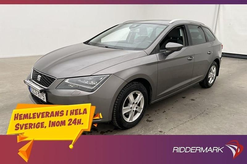 Mörkgrå Begagnad 2014 Seat Leon ST Style Kombi | 108 800 kr (Marknadspris) - Bild 1/3