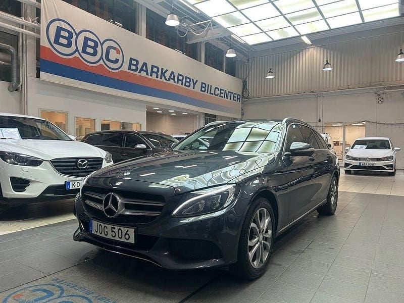 Grå Begagnad 2014 Mercedes C220 Avantgarde Kombi | 114 900 kr (Marknadspris) - Bild 1/4