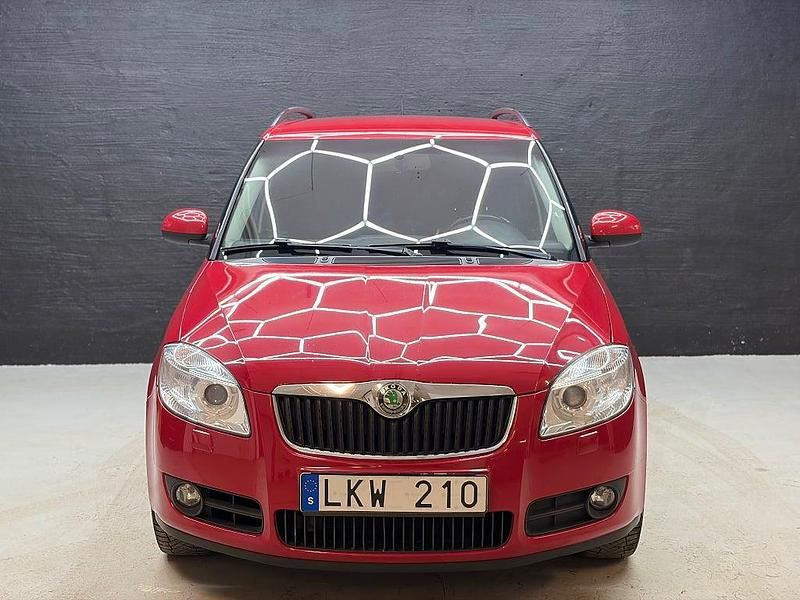Begagnad Skoda Fabia 86 HK (63 kW) 2008 Röd Kombi