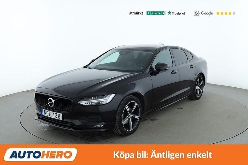 Svart Begagnad 2019 Volvo S90 Momentum Sedan | 210 000 kr (Marknadspris) - Bild 1/4