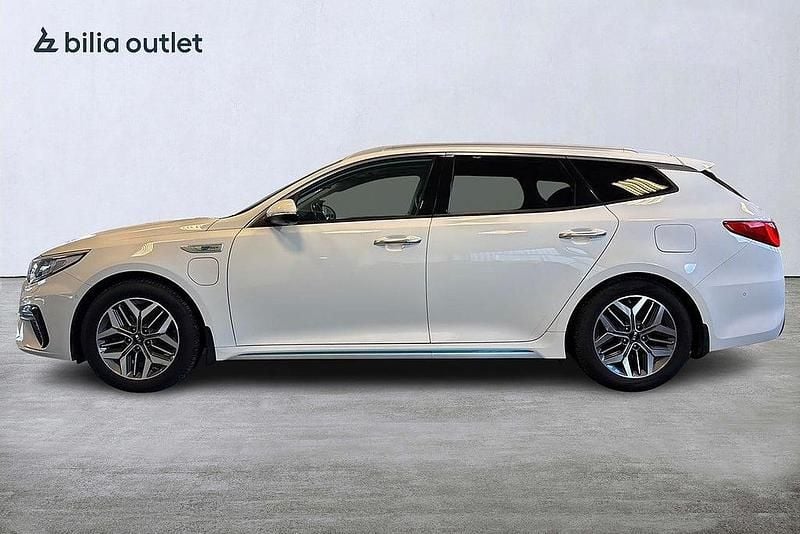 Begagnad Kia Optima Hybrid Sport 205 HK (150 kW) 2020 Vit Sedan