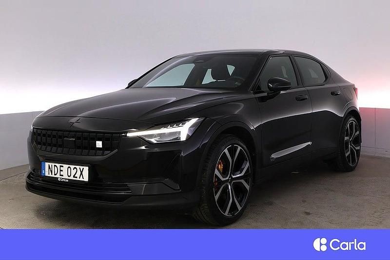 Svart Begagnad 2022 Polestar 2 Performance Halvkombi | 426 900 kr (Lite dyr) - Bild 1/4