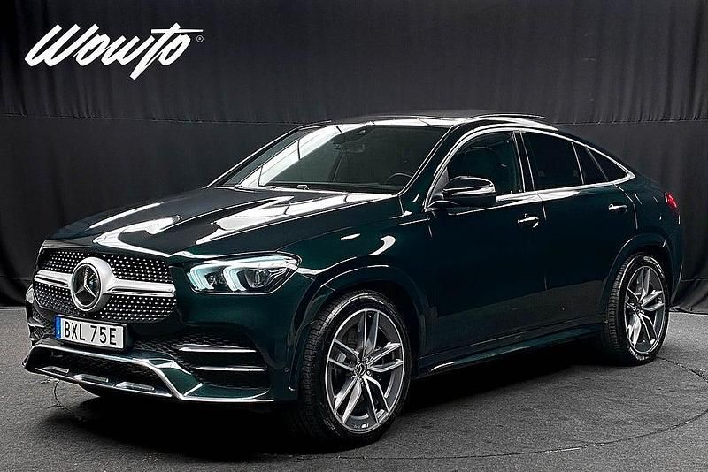 Grön Begagnad 2022 Mercedes GLE350 AMG Sportkupé | 759 800 kr (Lite dyr) - Bild 1/3