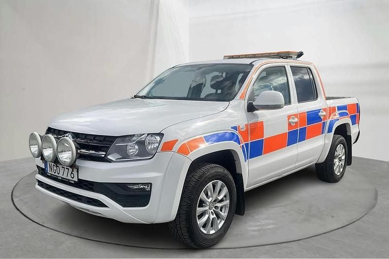 Vit Begagnad 2018 VW Amarok Pickup | 309 000 kr (Superpris) - Bild 1/4