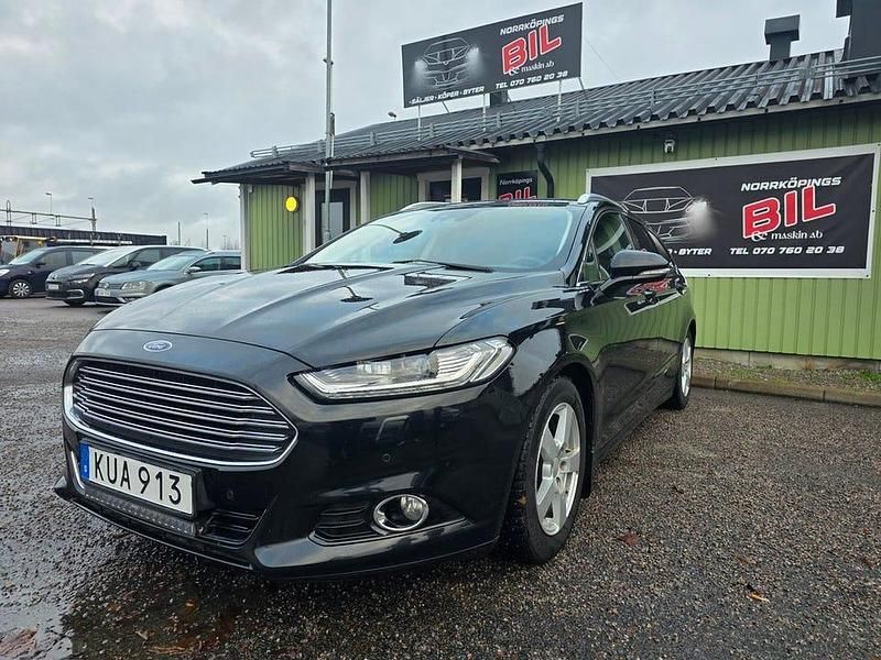 Svart Begagnad 2015 Ford Mondeo Titanium Kombi | 89 900 kr (Bra pris) - Bild 1/4