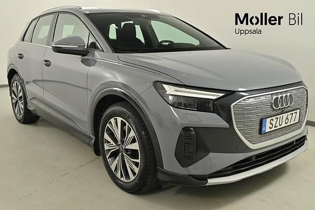 Kiselgrå Begagnad 2022 Audi Q4 e-tron Proline SUV | 384 000 kr (Marknadspris) - Bild 1/4
