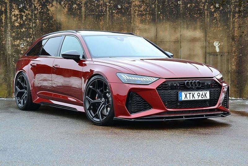 Begagnad Audi RS6 Design 630 HK (463 kW) 2024 Röd Kombi