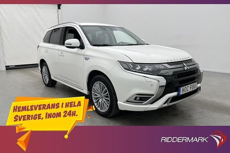 Vit Begagnad 2019 Mitsubishi Outlander P-HEV SUV | 239 700 kr (Marknadspris) - Bild 1/3