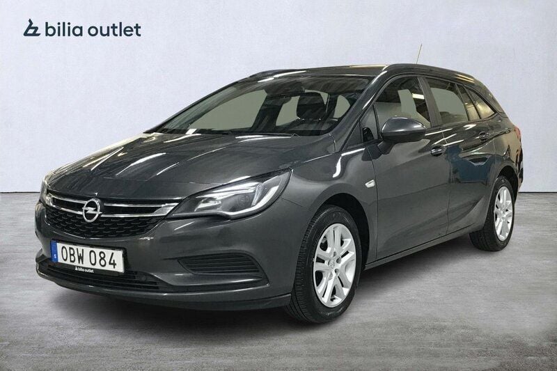 Grå Begagnad 2016 Opel Astra Enjoy Kombi | 99 900 kr (Marknadspris) - Bild 1/3