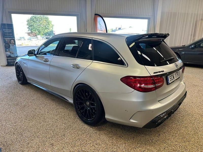 Begagnad Mercedes C63 AMG AMG 476 HK (350 kW) 2017 Silver Kombi