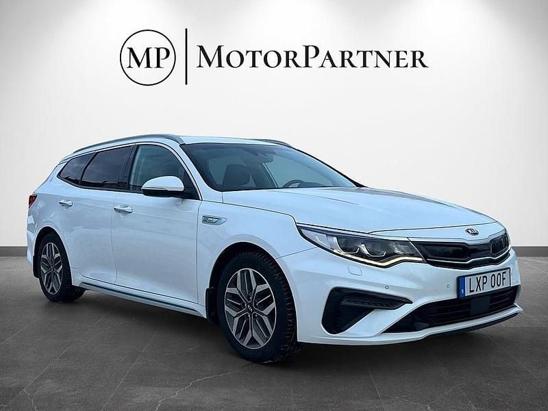 Vit Begagnad 2019 Kia Optima Advance Kombi | 159 900 kr (Bra pris) - Bild 1/4