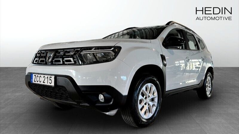Vit (white) Begagnad 2022 Dacia Duster Comfort SUV | 149 900 kr (Bra pris) - Bild 1/4