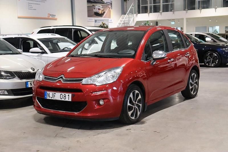 Röd Begagnad 2013 Citroën C3 Halvkombi | 59 900 kr (Marknadspris) - Bild 1/4