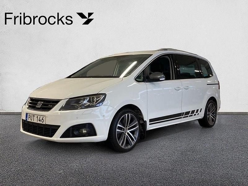 Vit Begagnad 2017 Seat Alhambra FR-Line Minibuss | 249 900 kr (Lite dyr) - Bild 1/4