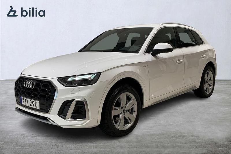 Vit Begagnad 2021 Audi Q5 S-Line SUV | 359 000 kr (Superpris) - Bild 1/4