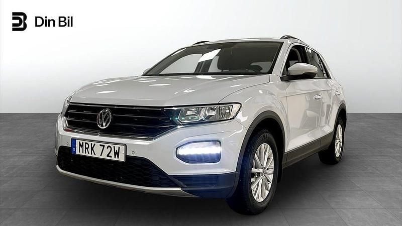 Vit Begagnad 2019 VW T-Roc SUV | 169 900 kr (Marknadspris) - Bild 1/4