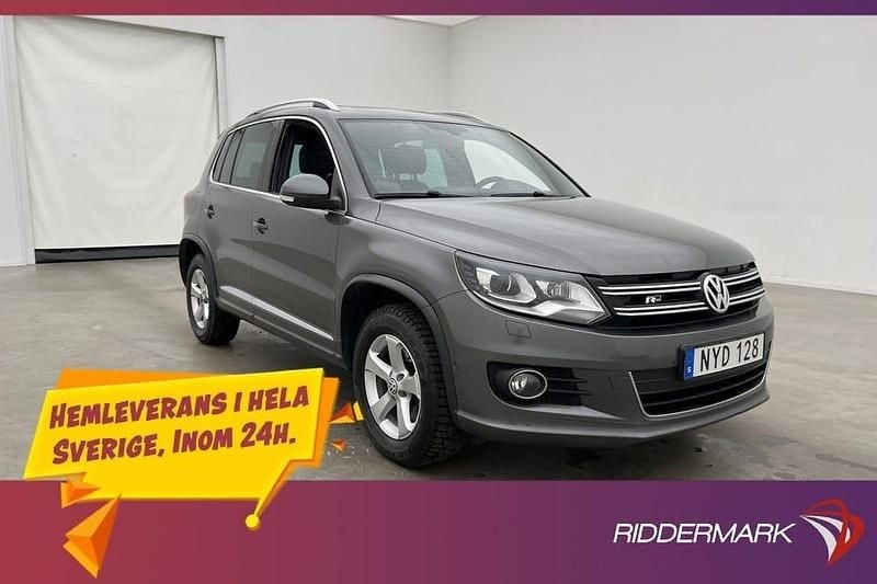 Mörkgrå Begagnad 2016 VW Tiguan R-line SUV | 169 800 kr (Superpris) - Bild 1/3