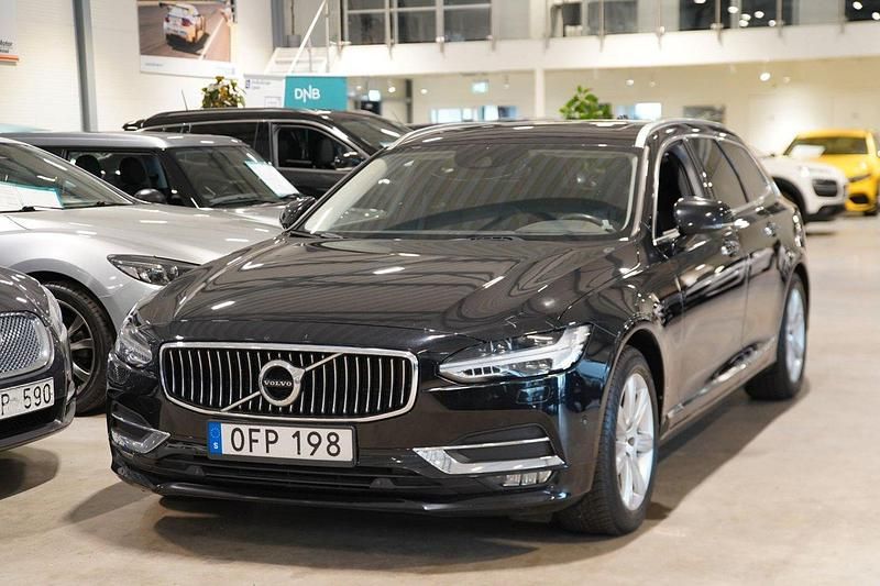 Svart Begagnad 2016 Volvo V90 Inscription Kombi | 209 900 kr (Bra pris) - Bild 1/3