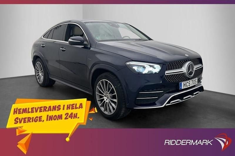 Mblå Begagnad 2021 Mercedes GLE350 AMG Sportkupé | 659 900 kr (Marknadspris) - Bild 1/3