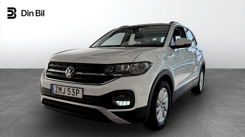 Vit Begagnad 2022 VW T-Cross Life SUV | 199 900 kr (Marknadspris) - Bild 1/4
