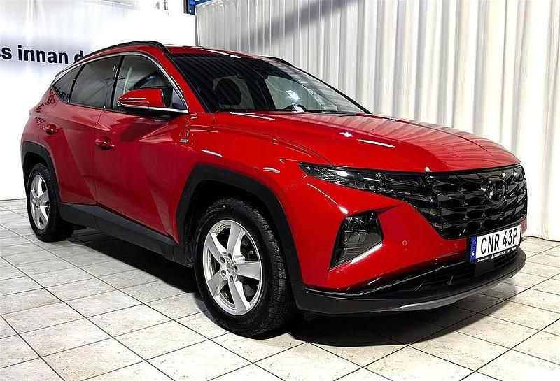 Begagnad Hyundai Tucson Advanced 180 HK (132 kW) 2021 Röd SUV