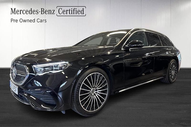 Svart Begagnad 2024 Mercedes E300 AMG Kombi | 639 000 kr (Marknadspris) - Bild 1/4
