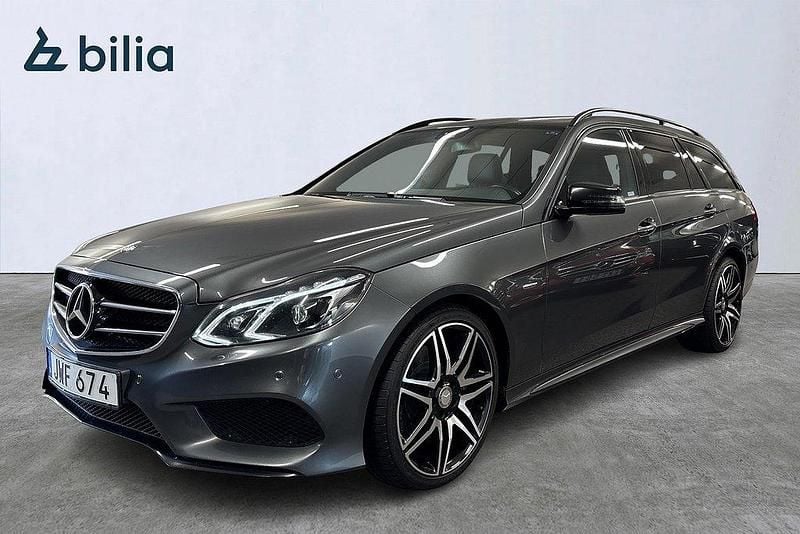 Grön Begagnad 2015 Mercedes E350 AMG Kombi | 268 900 kr (Marknadspris) - Bild 1/4