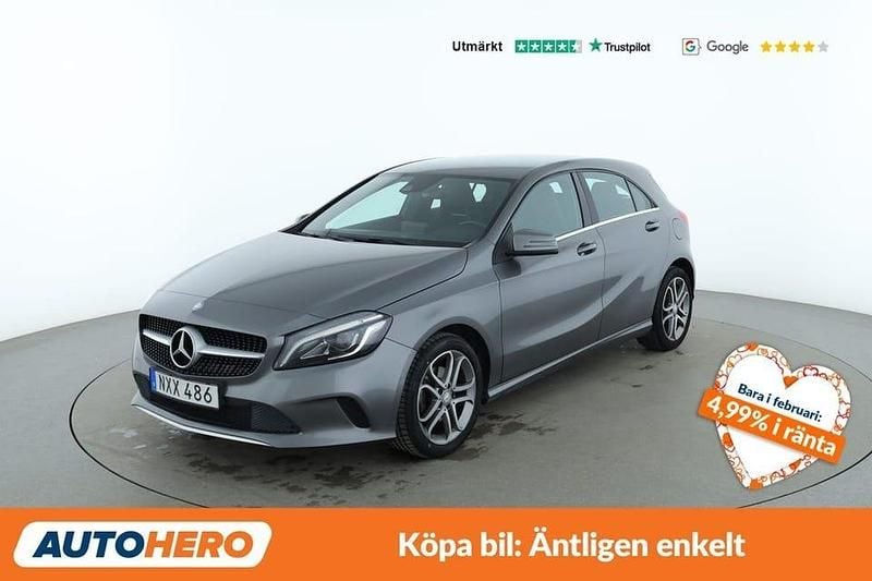 Mörkgrå Begagnad 2015 Mercedes A180 Halvkombi | 149 000 kr (Marknadspris) - Bild 1/4