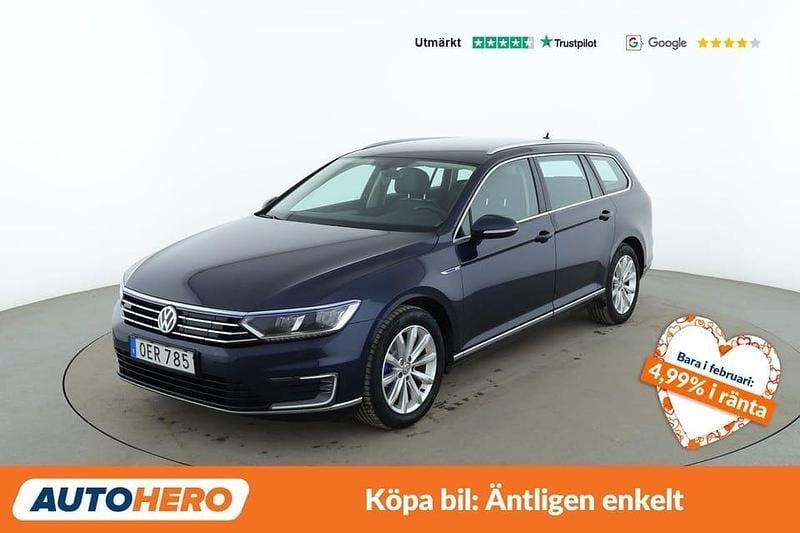 Begagnad VW Passat GTE 220 HK (161 kW) 2016 Blå Kombi