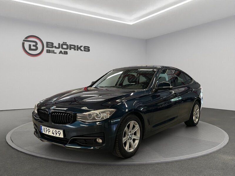 Blå Begagnad 2014 BMW 318 Gran Turismo Halvkombi | 99 500 kr (Marknadspris) - Bild 1/4