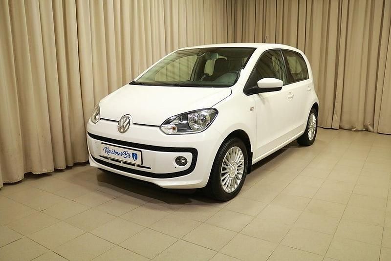 Begagnad VW up! high up! 75 HK (55 kW) 2014 Vit Halvkombi